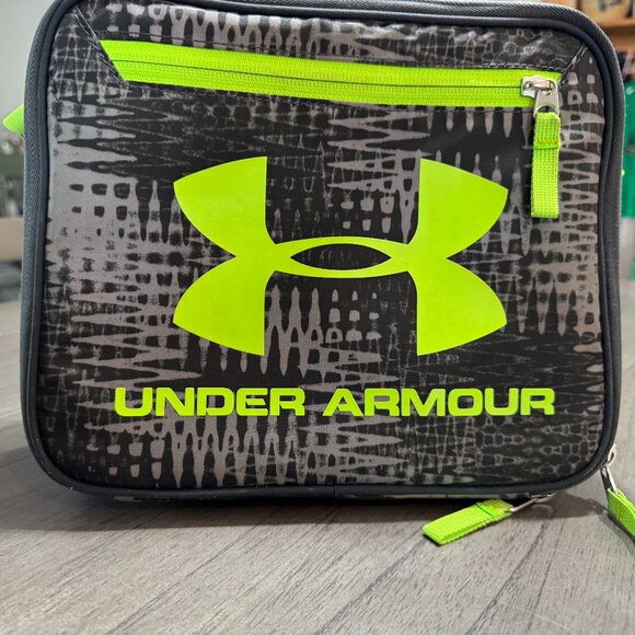 Under Armour Lunchbox Insulated Neon Green Black Hard Liner - Picture 1 of 3